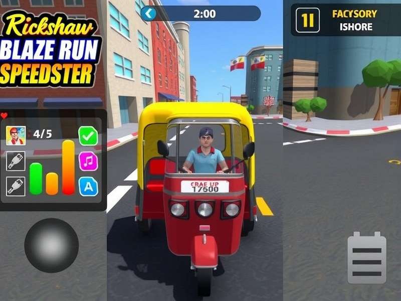 Player community and social features in Rickshaw Blaze Run Speedster